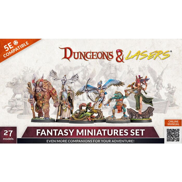 Archon Studio Dungeons & Lasers: Fantasy Miniatures Set