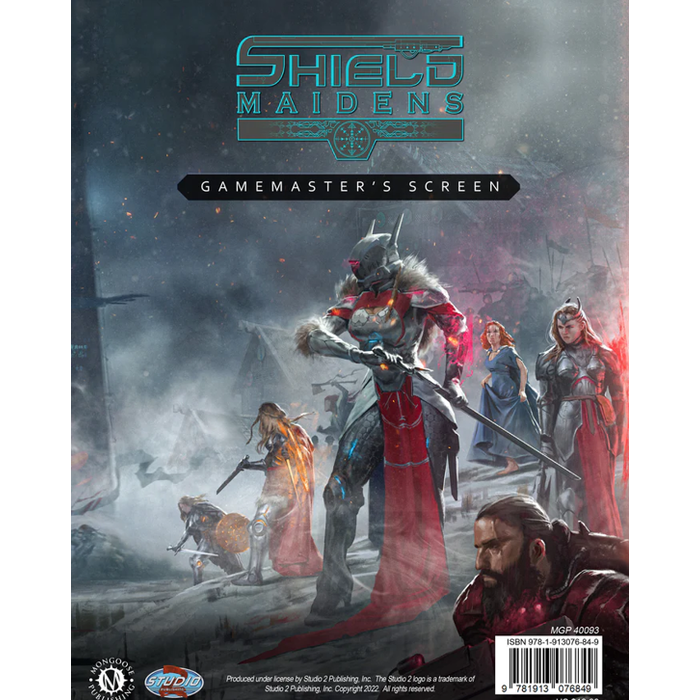 Mongoose Shield Maidens RPG: Gamemaster's Screen