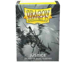 Arcane Tinmen Sleeves - 63x88mm - Dragon Shield - 100/pk - Dual Matte - Justice