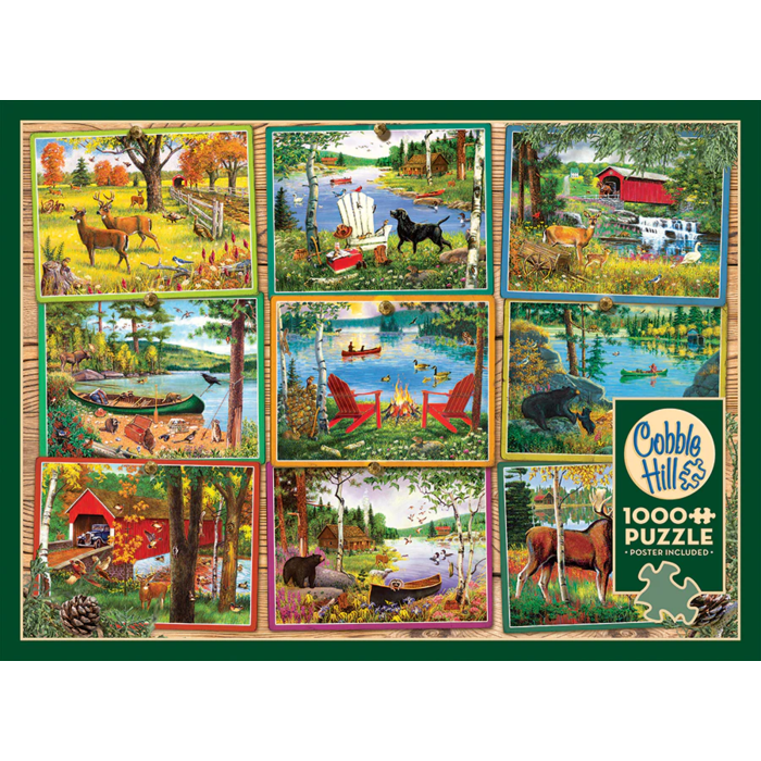 Cobble Hill Puzzles 1000 pcs - Postcards from Lake Country