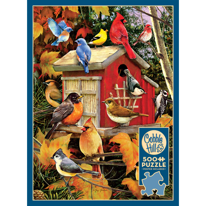 Cobble Hill Puzzles 500 pcs - Fall Birdhouse