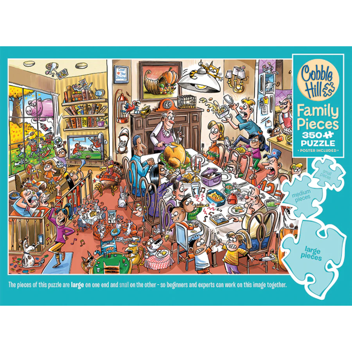 Cobble Hill Puzzles 350 pcs - Thanksgiving Togetherness (Family Puzzle)