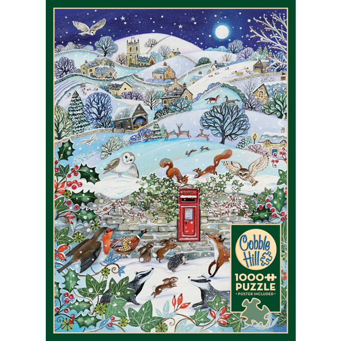 Cobble Hill Puzzles 1000 pcs - Village on a Winter Night