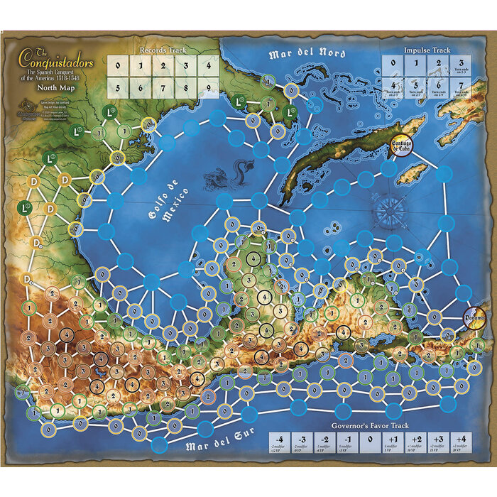 Compass Games The Conquistadors: The Spanish Conquest of the Americas – 1518-1548