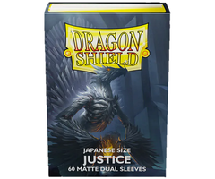 Arcane Tinmen Sleeves - 59x86mm (Japanese) - Dragon Shield - 60/pk - Dual Matte - Justice