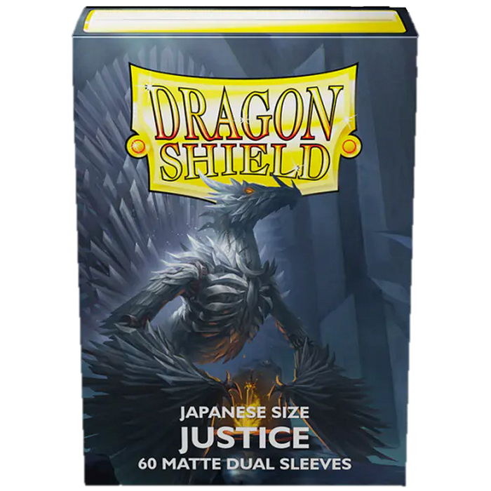 Arcane Tinmen Sleeves - 59x86mm (Japanese) - Dragon Shield - 60/pk - Dual Matte - Justice