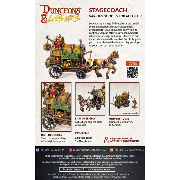 Archon Studio Dungeons & Lasers: Stagecoach