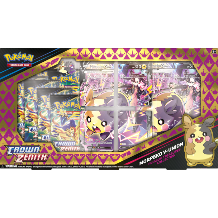 The Pokemon Company International Pokemon TCG - Sword & Shield: Crown Zenith Premium Treasures Collection - Morpeko V-Union