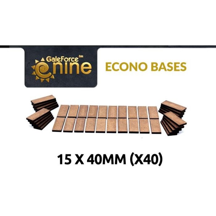 Gale Force Nine Gale Force 9 Econo Bases 15x40mm (x40)