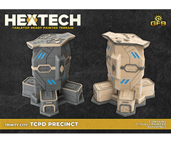 Gale Force Nine Battlefield in a Box: Hextech TCPD Precinct