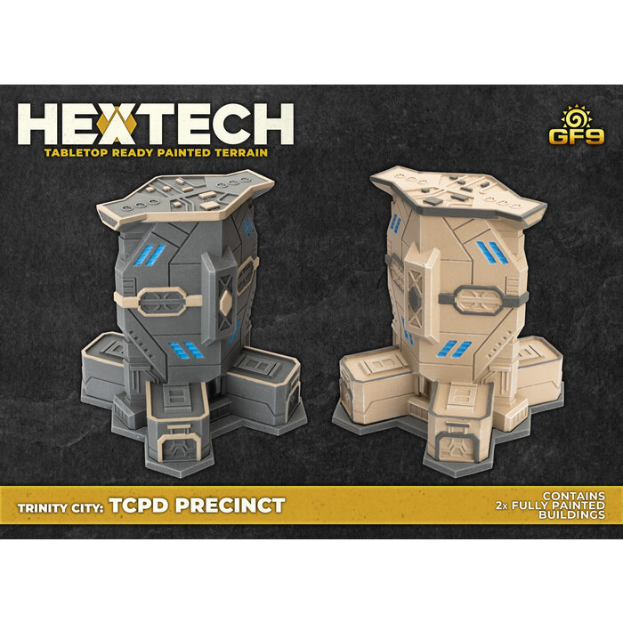 Gale Force Nine Battlefield in a Box: Hextech TCPD Precinct