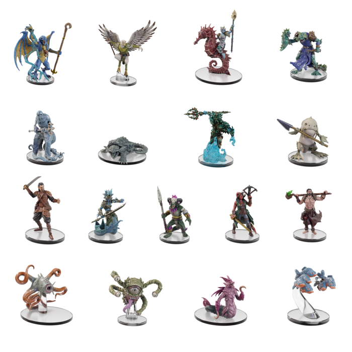 Wizkids/NECA LLC D&D  Icons of the Realms: Miniature Booster - Seas & Shores