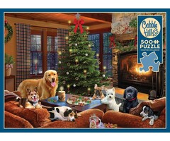 Cobble Hill Puzzles 500 pcs - Furry Festivities