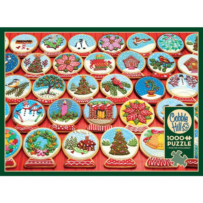 Cobble Hill Puzzles 1000 pcs - Snow Globe Cookies