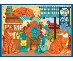 Cobble Hill Puzzles 500 pcs - Pumpkin Patch Cats