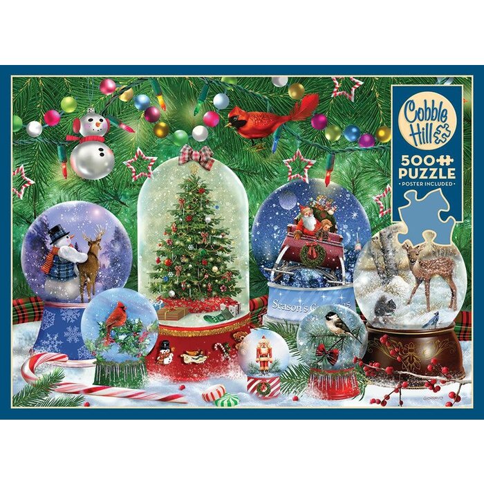 Cobble Hill Puzzles 500 pcs - Snow Globes