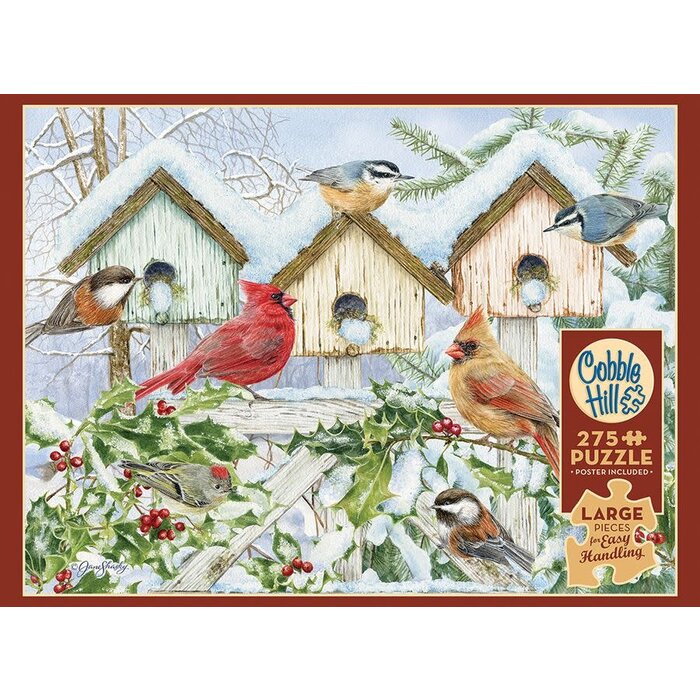 Cobble Hill Puzzles 275 pcs - Winter Chorus (Easy Handling)