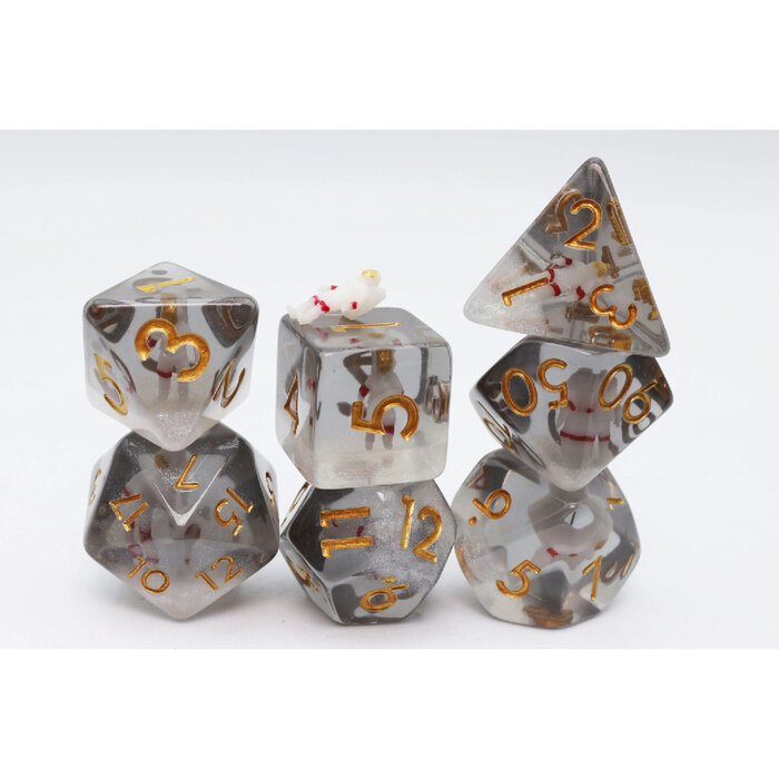 Foam Brain Games 7-Piece RPG Dice Set: Interior Design (Assorted Designs)