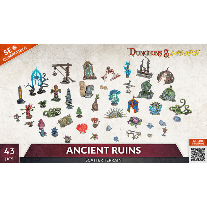 Archon Studio Dungeons & Lasers: Ancient Ruins Scatter Terrain