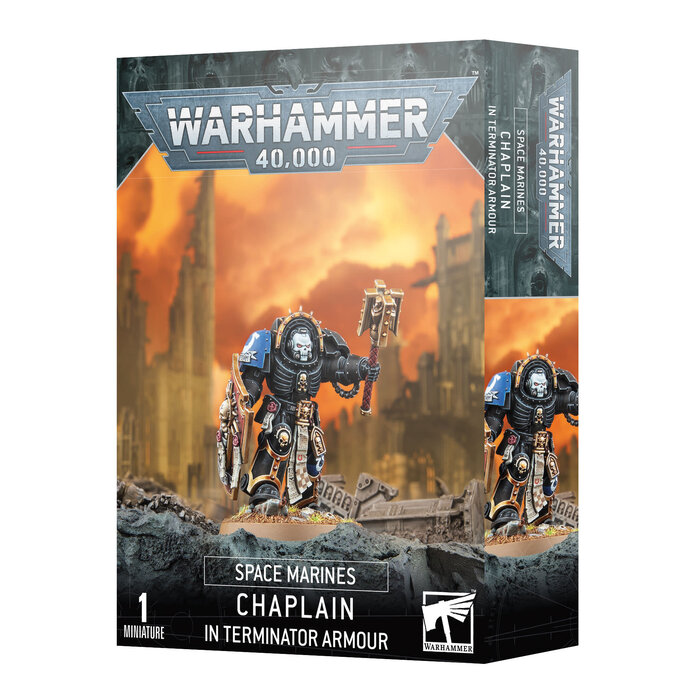 Games Workshop Warhammer 40K: Space Marines - Chaplain in Terminator Armour