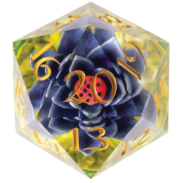 Sirius Dice Magic The Gathering TCG: D20 Black Lotus (54mm)