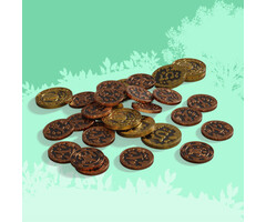 Mighty Boards Hamlet: The Village Building Game - Metal Coins
