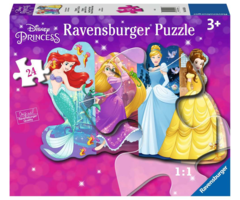 Ravensburger 24 pcs - Disney Princess: Pretty Princesses (Floor Puzzle)