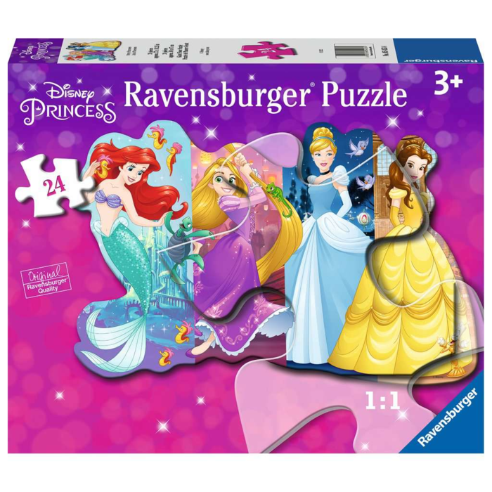 Ravensburger 24 pcs - Disney Princess: Pretty Princesses (Floor Puzzle)