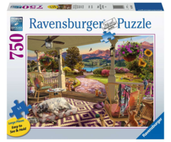 Ravensburger 750 pcs - Cozy Front Porch (Large Piece Format)