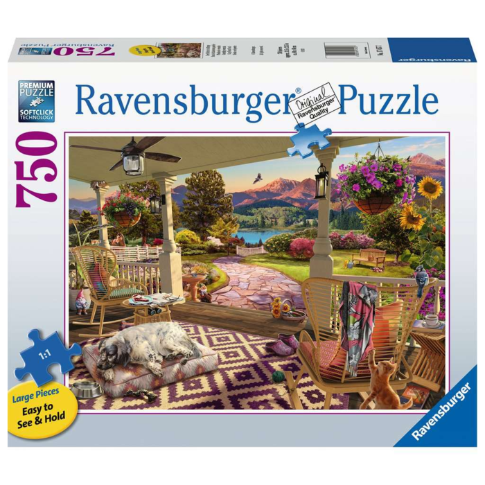 Ravensburger 750 pcs - Cozy Front Porch (Large Piece Format)