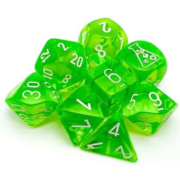 Chessex 7-Piece RPG Dice Set: Translucent Lab (Assorted Colours)
