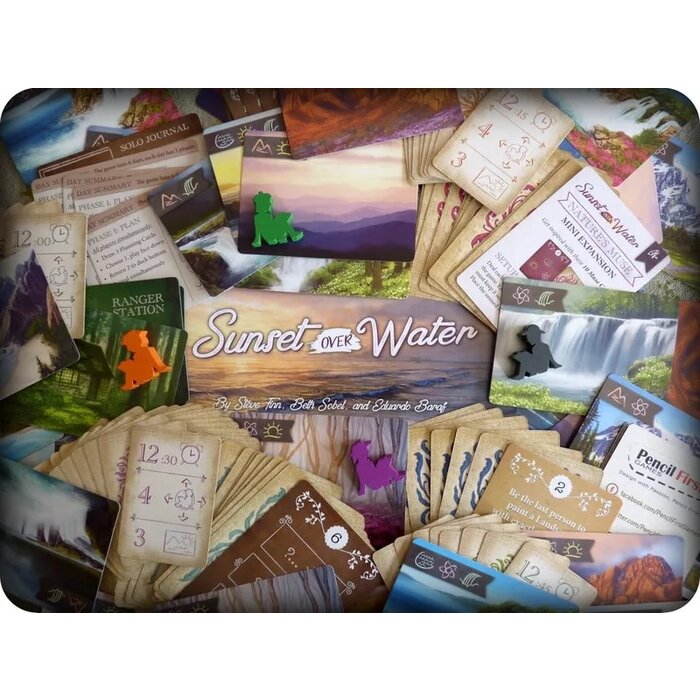 Pencil First Games Sunset Over Water