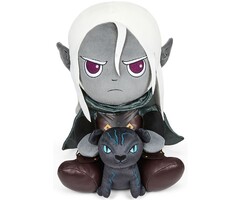 Wizkids/NECA LLC Dungeons & Dragons: 13" Drizzt & Guenhyvar Phunny Plush