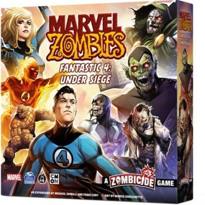 CMON Marvel Zombies: Fantastic 4: Under Siege Expansion (Kickstarter Edition)