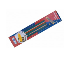 CHH Solid Wood Cribbage Board Coloured 3 Track with Cards