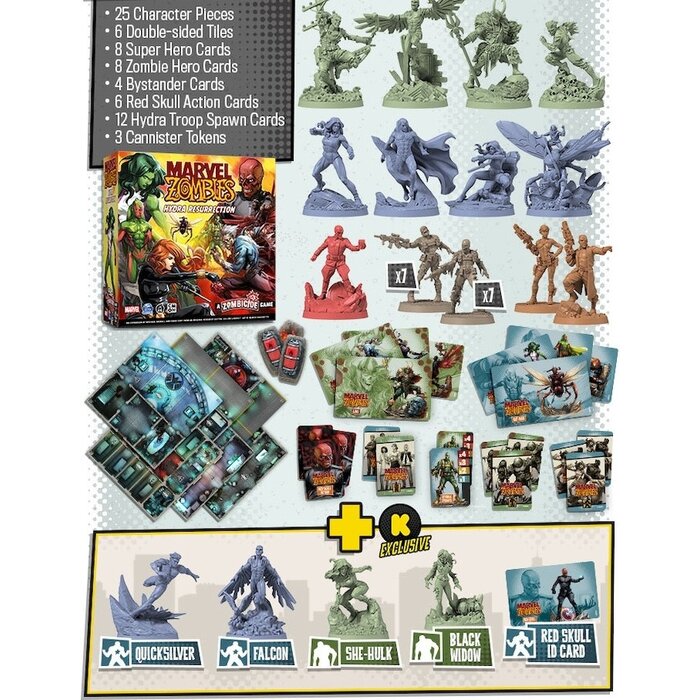 CMON Marvel Zombies: Hydra Resurrection Expansion (Kickstarter Edition)