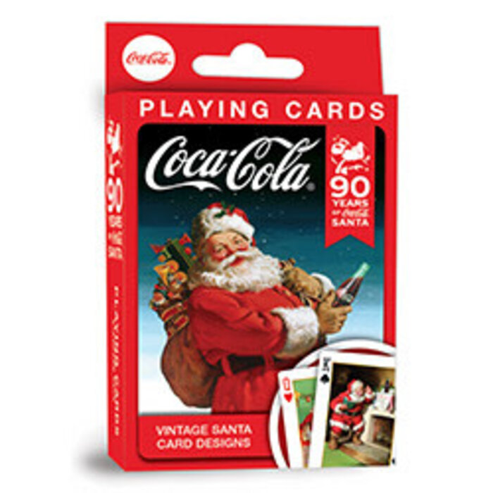 Master Pieces Playing Cards - Coca Cola: Vintage Santa