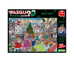 Jumbo Puzzles 1000 pcs - WASGIJ Christmas: #19, Santa Dash