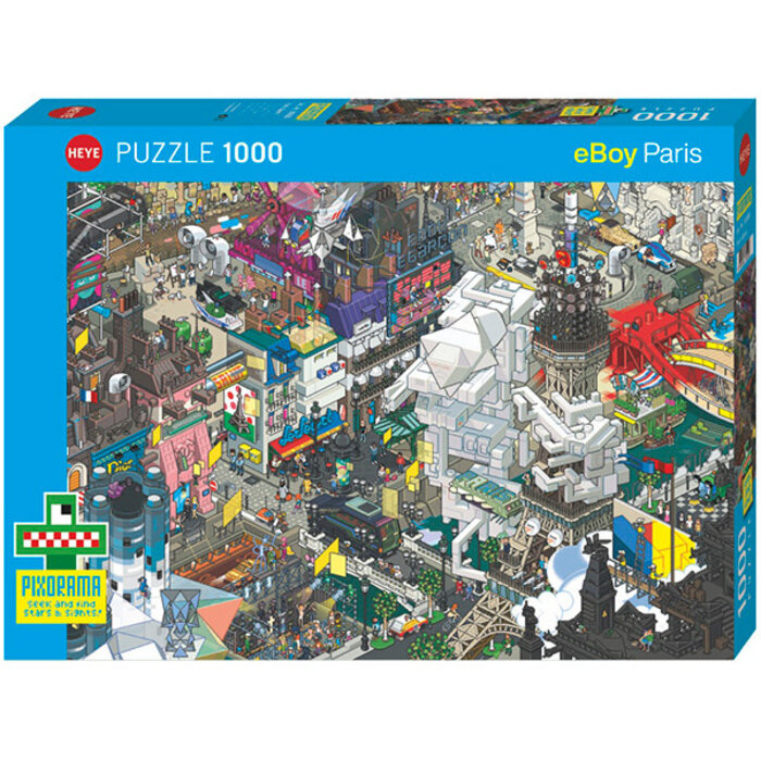 Heye Puzzles 1000 pcs - Pixorama: Paris Quest (eBoy)