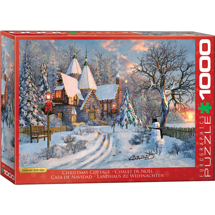 Eurographics 1000 pcs - Christmas Cottage