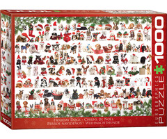 Eurographics 1000 pcs - Holiday Dogs