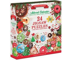 Eurographics 24x50 pcs - Christmas Delights Puzzle Advent Calendar
