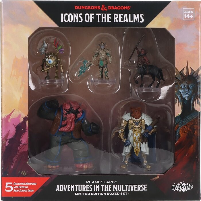 Wizkids/NECA LLC D&D Icons of the Realms: Planescape Adventures in the Multiverse - Limited Edition Box Set