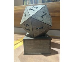 Redline Engraving D20 Lamp