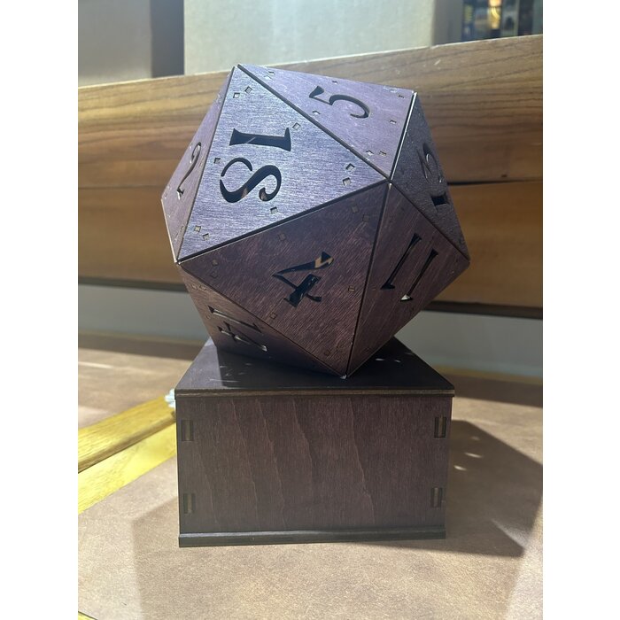 Redline Engraving D20 Lamp