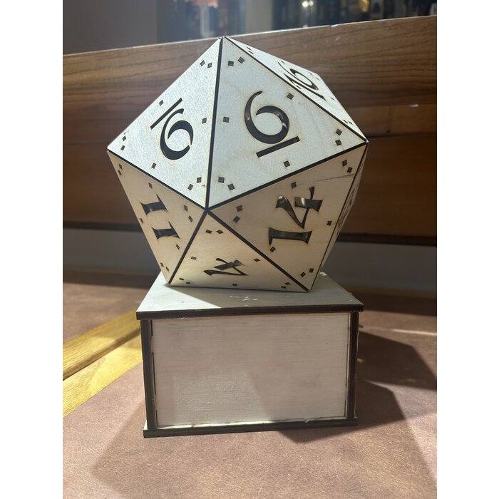 Redline Engraving D20 Lamp