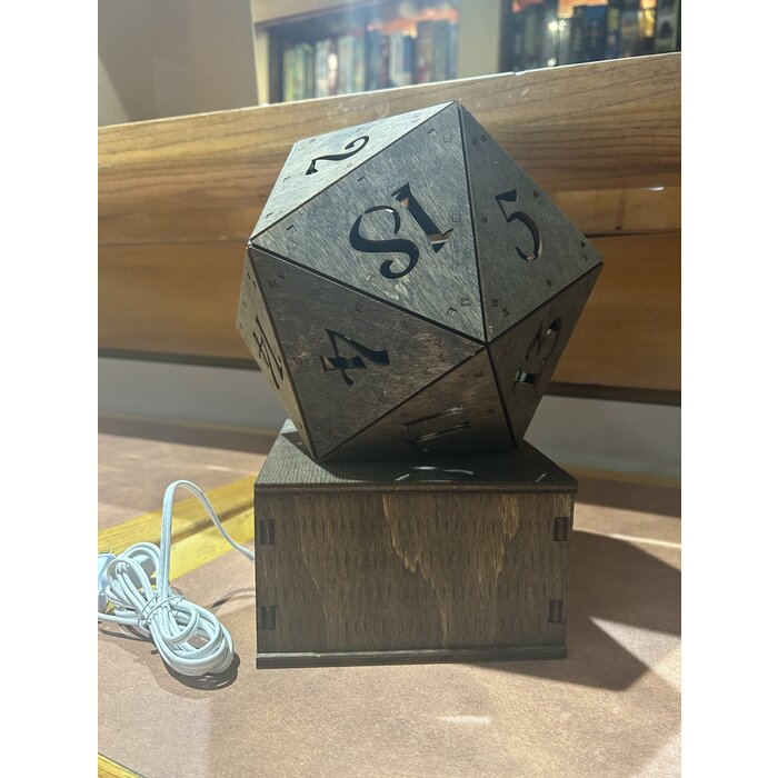 Redline Engraving D20 Lamp