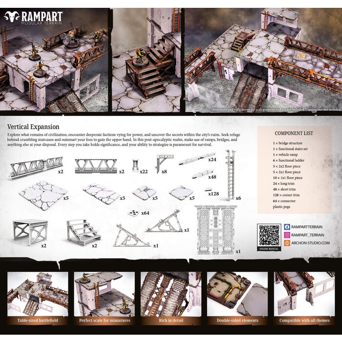 Archon Studio Rampart Modular Terrain: Vertical Expansion
