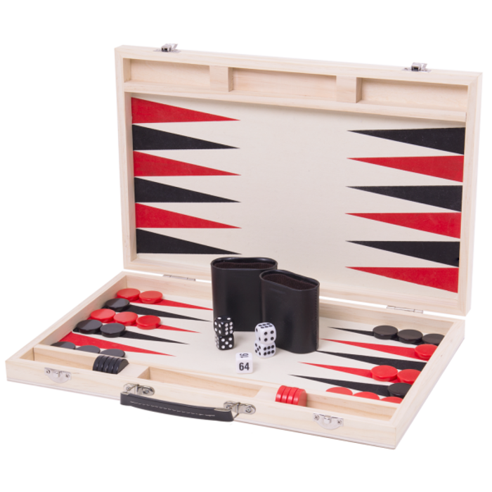 Rustik Deluxe Backgammon in Wooden Case