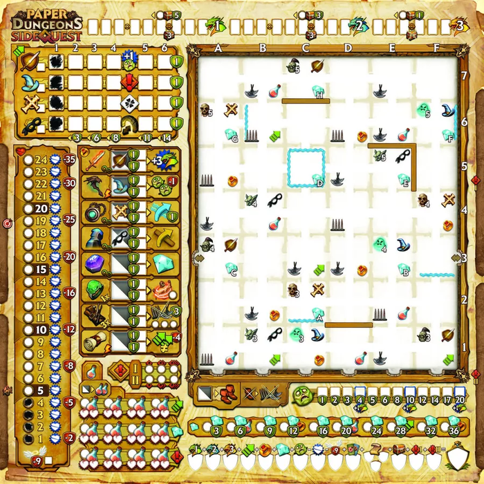 Alley Cat Games Paper Dungeons: Side Quest Expansion